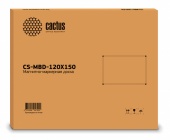 Доска магнитно-маркерная Cactus CS-MBD-120X150 магнитно-маркерная лак белый 120x150см алюминиевая рама