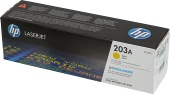 Картридж лазерный HP 203A CF542A желтый бар.в компл. (1300стр.) для HP M254/280/281