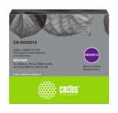 Картридж ленточный Cactus CS-DK22212 DK-22212 черный для Brother P-touch QL-500, QL-550, QL-700, QL-800