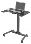 Стол для ноутбука Cactus VM-FDE101 столешница МДФ черный каркас черный 80x60x123см (CS-FDE101BBK)
