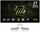 Монитор MSI 27" Mag 274QRFW E20 белый IPS LED 16:9 HDMI матовая HAS Piv 300cd 178гр/178гр 2560x1440 200Hz DP Quad 2K (1440p) 6.9кг