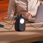 Мобильный аккумулятор Cactus CS-PBFSUD-60000 60000mAh 80W 4.5A USB-A/USB-C черный