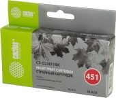 Картридж струйный Cactus CS-CLI451BK черный (12мл) для Canon MG6340/5440/IP7240