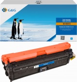 Картридж лазерный G&G GG-CE341A голубой (15000стр.) для HP CLJ M775