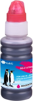 Чернила G&G GG-C13T00R340 пурпурный 70мл для Epson EcoTank 7700/7750