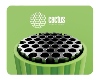 Коврик для мыши Cactus Green Logo 250x200x3мм (CS-MP-C01S)