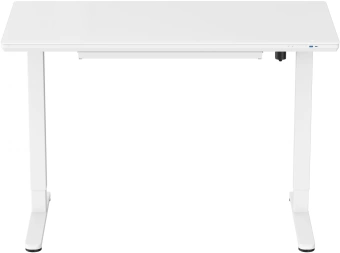 Стол для компьютера Cactus с электроподъемником столешница стекло белый каркас белый (CS-EGD-WWT)