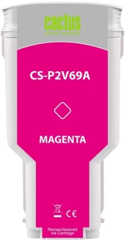 Картридж струйный Cactus CS-P2V69A №730 пурпурный (300мл) для HP Designjet T1600/1700/2600