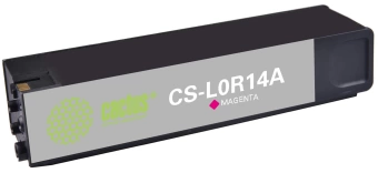 Картридж струйный Cactus CS-L0R14A 981M пурпурный (240мл) для HP PageWide Enterprise Color 556dn/556xh/Flow MFP586z