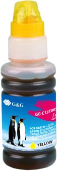 Чернила G&G GG-C13T00S44A 103Y желтый 70мл для L1110, L3151, L3100, L3101, L3110, L3150
