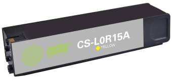 Картридж струйный Cactus CS-L0R15A 981Y желтый (240мл) для HP PageWide Enterprise Color 556dn/556xh/Flow MFP586z