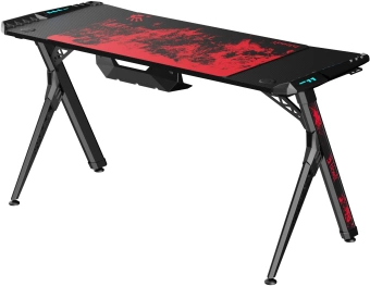 Стол игровой Bloody BD-TB101 столешница ЛДСП карбон каркас черный 140x75x75см