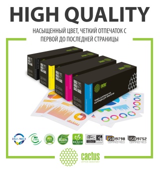 Картридж лазерный Cactus CS-PH6022M 106R02761 пурпурный (1000стр.) для Xerox Phaser 6020/6022/WC6025/6027