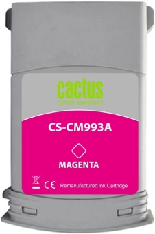 Картридж струйный Cactus CS-CM993A №761 пурпурный (400мл) для HP HP DesignJet T7100/Т7200