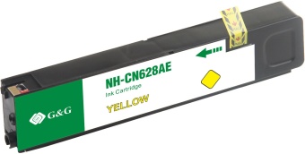 Картридж струйный G&G NH-CN628AE желтый (110мл) для HP Officejet Pro X576dw/X476dn/X551dw/X451dw