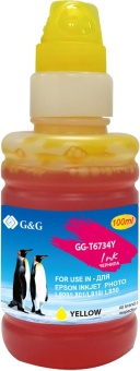 Чернила G&G GG-T6734Y желтый 100мл для Epson L800, L805, L810, L850