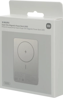 Мобильный аккумулятор Xiaomi Super Slim Magnetic 5000mAh QC3.0/PD3.0 22.5W 3A USB-C беспров.зар. золотистый (BHR08PLGL)