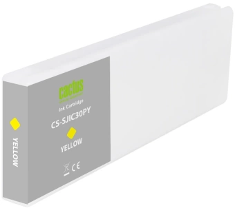Картридж струйный Cactus CS-SJIC30PY C33S020642 желтый (295мл) для Epson ColorWorks TM-C7500G