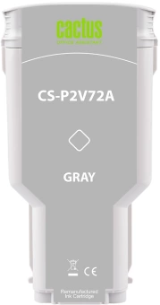 Картридж струйный Cactus CS-F9J80A 727 XXL серый (300мл) для HP Designjet T920/T930/T1500/T1530/T2500/T2530