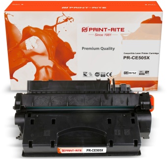Картридж лазерный Print-Rite TFHAKFBPU1J PR-CE505X CE505X черный (6500стр.) для HP LaserJet P2050/P2055/P2055D/ P2055DN / P2055X