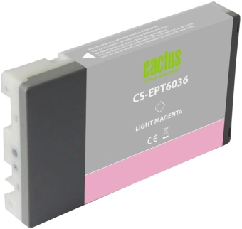Картридж струйный Cactus CS-EPT6036 T6036 св.пурп.пигм. (220мл) для Epson Stylus PRO 7880/9880