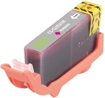Картридж струйный Cactus CS-CLI521M пурпурный (9мл) для Canon Pixma MP540/MP550/MP620/MP630/MP640/MP980/MP990/MX860/iP3600/iP4600/iP4700