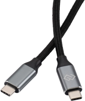 Кабель Digma D-TYPE-C-USB3.2-100W-4K-2M USB Type-C (m)-USB Type-C (m) 2м черный