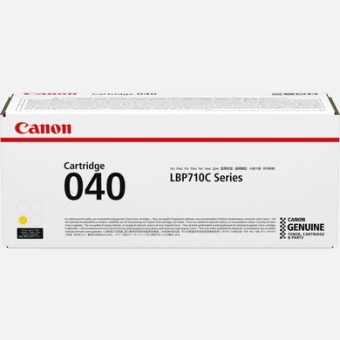 Картридж лазерный Canon 040Y 0454C001 желтый бар.в компл. (5400стр.) для Canon LBP-710/712
