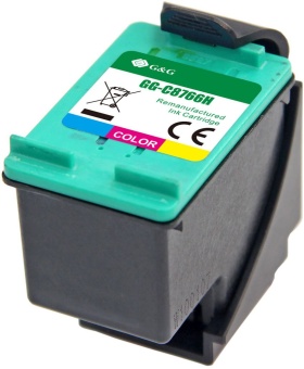 Картридж струйный G&G GG-C8766H многоцветный (18мл) для HP DJ 5743/6543/6843/DJ 6213/7313/7413/6313/7213/7313/7413/K7103/PS 2573/2613/2713/8053/8153/8453/8753/D5063/Pro B8353