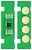 Чип тонер-картриджа Cactus CS-CHIP-H-W2072A (117A/W2072A) желтый 700стр