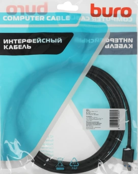Кабель Buro BHP USB-TPC-3 USB (m)-USB Type-C (m) 3м черный