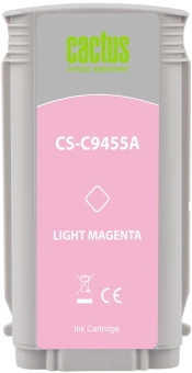 Картридж струйный Cactus CS-C9455A №70 светло-пурпурный (130мл) для HP DJ Z3100