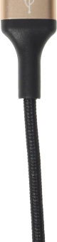 Кабель Hoco X26 Xpress one 80275 USB (m)-Lightning (m)/USB Type-C (m)/micro USB (m) 1м черный/золотистый