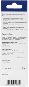 Чернила Epson 108 C13T09C34A пурпурный 70мл для Epson L8050/L18050