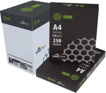 Бумага Cactus CS-LPA4120250 A4/120г/м2/250л./белый для лазерной печати