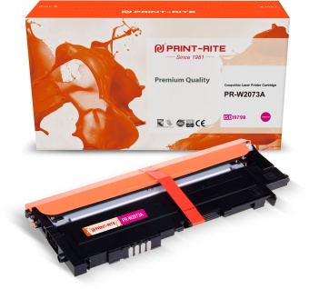 Картридж лазерный Print-Rite TFHA9QMPU1J PR-W2073A W2073A (есть ограничения по прошивке) пурпурный (700стр.) для HP Color Laser 150a/150nw/178nw MFP/179fnw MFP