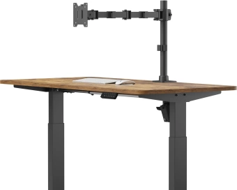 Кронштейн для мониторов Cactus CS-VM-D49-BK черный 17"-49" макс.20кг настольный поворот и наклон