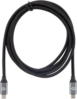 Кабель Digma D-TYPE-C-USB3.2-100W-4K-2M USB Type-C (m)-USB Type-C (m) 2м черный