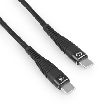 Кабель Digma DG-USBС-C-1M-100W USB Type-C (m)-USB Type-C (m) 1м черный