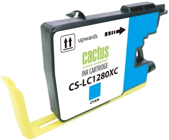 Картридж струйный Cactus CS-LC1280XC голубой (16.6мл) для Brother MFC-J6510/6910DW