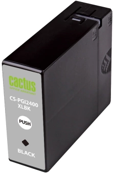 Картридж струйный Cactus CS-PGI2400XLBK PGI-2400XLBK черный (74.6мл) для Canon MAXIFY iB4040/ МВ5040/ МВ5340