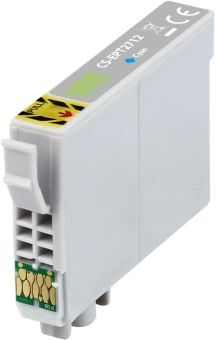 Картридж струйный Cactus CS-EPT2712 27XL голубой (17мл) для Epson WorkForce WF-3620/3640/7110/7210