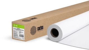 Бумага Cactus CS-PG180-106730 42"(A0+) 1067мм-30м/180г/м2/белый глянцевое универсальная (с покрытием)