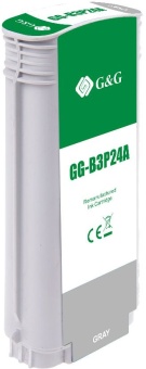 Картридж струйный G&G №727 GG-B3P24A серый (130мл) для HP DJ T920/T1500/T2530