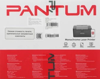 Принтер лазерный Pantum P2500W A4 WiFi черный
