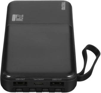 Мобильный аккумулятор Tecno OnGO L101Q 10000mAh QC3.0/PD3.0 22.5W 3A 2xUSB-A/USB-C черный