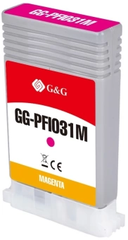 Картридж струйный G&G GG-PFI031M PFI-031M пурп.пигм. (55мл) для Canon imagePROGRAF TM-240/340