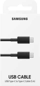 Кабель Samsung EP-DN975 EP-DN975BBEGWW USB Type-C (m)-USB Type-C (m) 1м черный коробка (упак.:1шт)