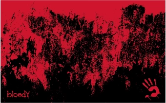 Стол игровой Bloody BD-TB101 столешница ЛДСП карбон каркас черный 140x75x75см