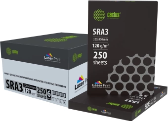 Бумага Cactus CS-LPSRA3120250 SRA3/120г/м2/250л./белый для лазерной печати